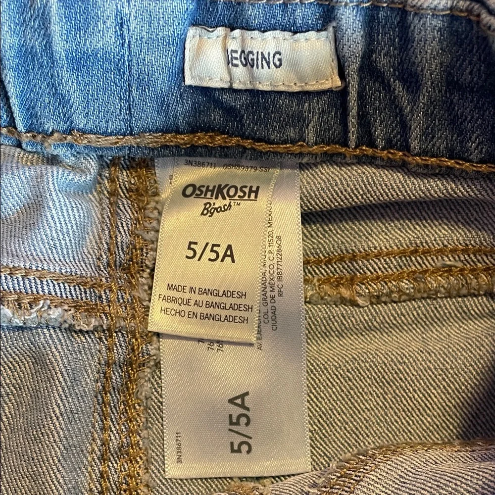 NWT OshKosh B'gosh Light Blue Kids Denim Pants